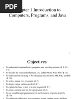 Chapter 1 Introduction To Computers, Programs, and Java