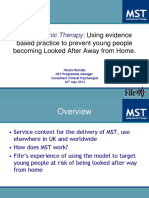 Multisystemic Therapy:: Using Evidence Based Practice To Prevent Young People Becoming Looked After Away From Home