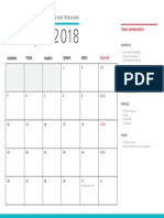 Calendario Marco Linguagens