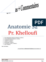 Anatomie S2 Prof Khelloufi