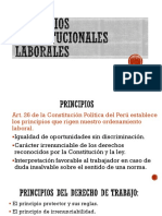 Principios Constitucionales Laborales