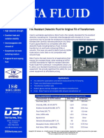 Beta Fluid: Fire Resistant Dielectric Fluid For Original Fill of Transformers