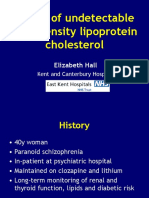 A Case of Undetectable High-Density Lipoprotein Cholesterol: Elizabeth Hall