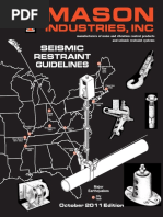 SMACNA Seismic Restraint Manual Overview | PDF | Duct (Flow) | Pipe ...