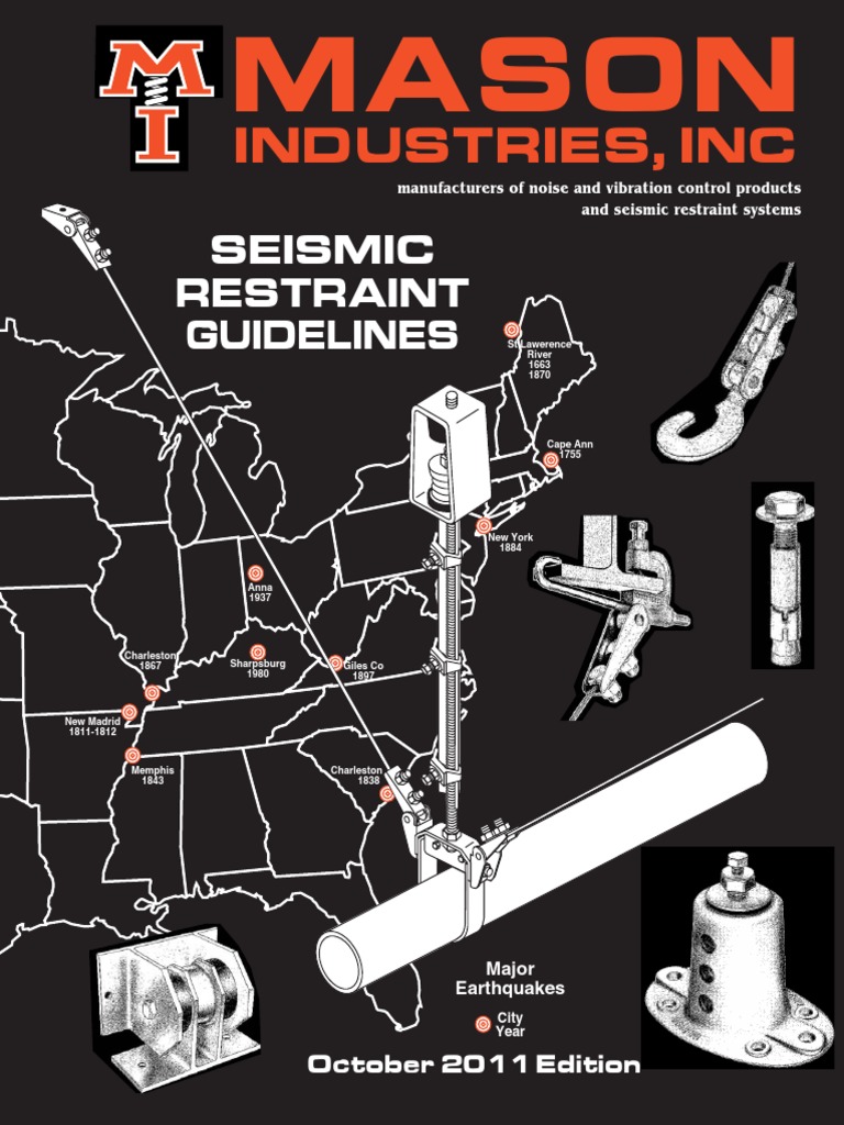 Mason Seismic Restraint Guidelines | PDF | Duct (Flow) | Pipe (Fluid ...