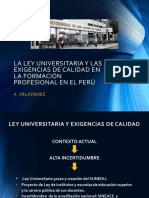Exposicion Ley Universitaria