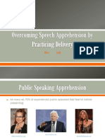 overcoming speech apprehension by practicing delivery ppt