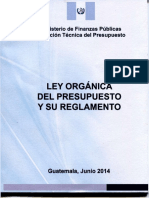 Ley Organica Del Presupuesto Actualizada