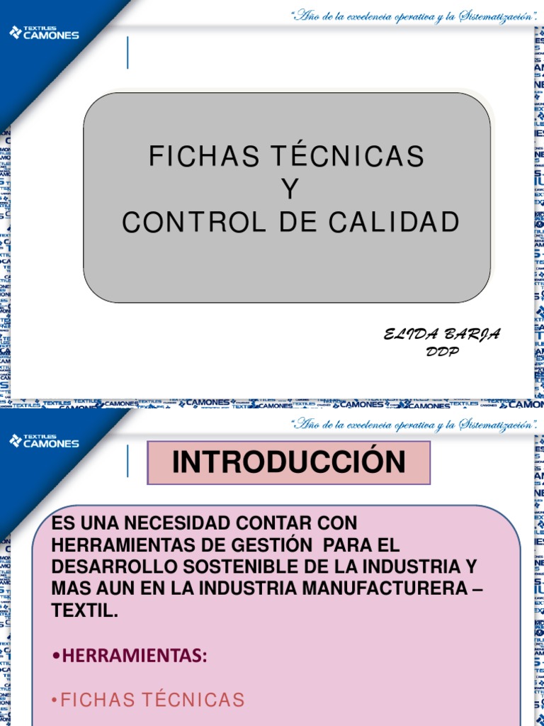Control de Calidad Textil | PDF