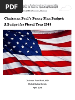Report on Balanced Budget Proposal