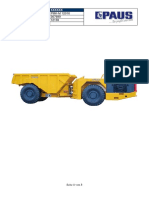 Project and Technical Specifications for PMK-M 12010 Dump Truck