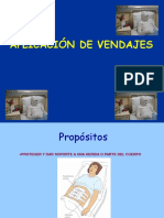 Vendajes médicos: tipos, aplicación y principios