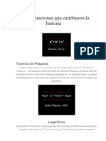 Las 17 Ecuaciones Que Cambiaron La Historia