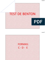 Test Benton formas CDE
