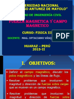 Fuerza Magnetica y Campo Magnetico Fic 2015-II