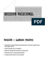 Unión Decision Vocacional e Inserción A La Vida Laboral