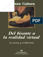 Texto 1 Libro Gubern Roman Del Bisonte A La Realidad Virtual