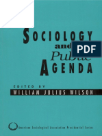 (American Sociological Association Presidential Series) William Julius Wilson-Sociology and the Public Agenda-SAGE Publications, Inc (1993)