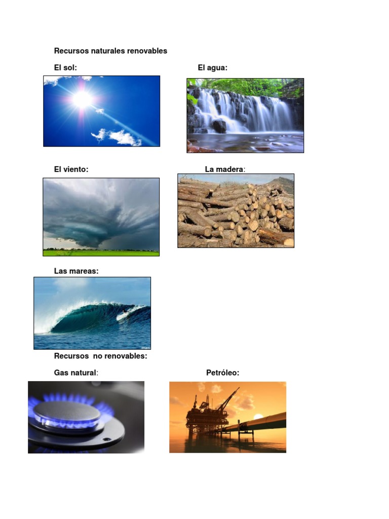 Recursos Renovables y No Renobables PDF
