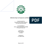 Reflection Paper On Frequencies and Histograms