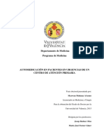 Automedicación en Pacientes en Urgencias de Un Centro de Atención Primaria