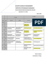 Examination Time Table - Autumn Semester - 2010!11!27.7.10