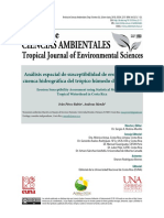 Analisis de Susceptibilidad a La Erosion