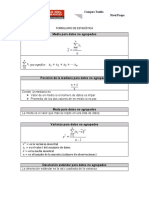 Formulario de Estadistica Segundo Parcial