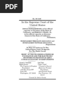 Download EFF - PFF Supreme Court Amicus Brief in SCHWARZENEGGER v EMA Video Game Case by Adam Thierer SN37676518 doc pdf
