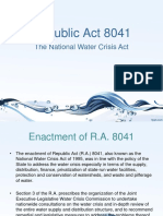 The National Water Crisis Act of 1995