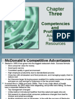Three: Competencies and Profitability