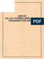 TA-101 NPN-PNP Array Datasheet Small