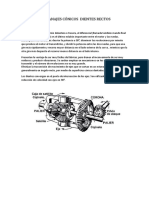 Engranajes Cónicos Dientes Rectos