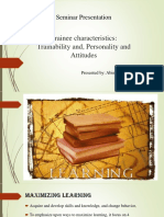 Trainee Characteristics Slides HRD