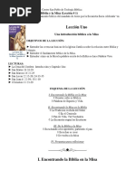 La Cena Del Cordero, La Biblia y La Misa