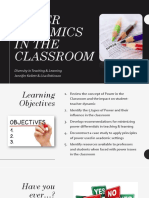 Power Dynamics in The Classroom