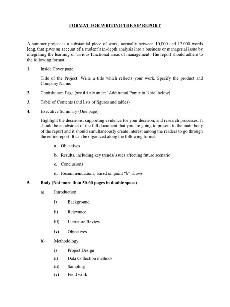 Vtu Mba Internship Report