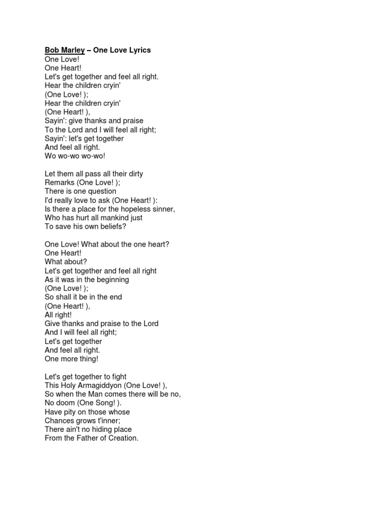 Bob Marley Pdf