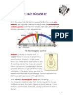 Solar Radiation Electromagnetic Radiation Spectrum.: Student Sheet 1