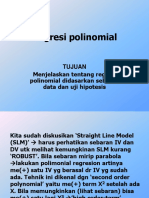 Regresi Polinomial