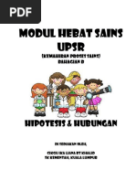 Modul Sains (Hipotesis Dan Hubungan)