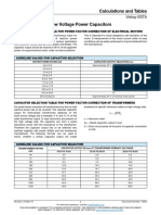 Calculations and Tables: Vishay ESTA