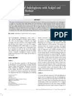 Case Report Management Ankyloglossia With Scalpel Electrosurgery