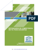 UNESCO - Estandares de Competencia en TIC para Docentes