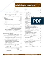 Answers To End-Of-Chapter Questions: (1) (1) Total 10