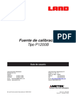 198.035 Horno P1200B User Guide - Issue 5 (22-10-2012) Spanish