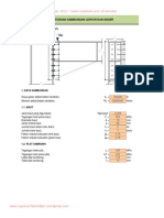 analisa perhitungan sambungan baja untuk geser dan lentur.pdf