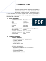 Curriculum Vitae Joven Valores Aprendizaje Servicio