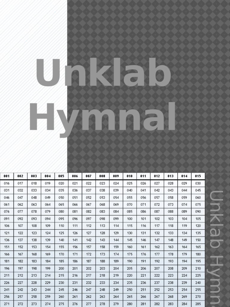 Unklab Hymnal Barupptx Unklab Hymnal Barupptx