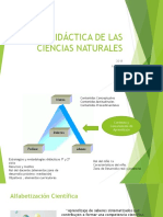 Didáctica de Las Ciencias Naturales 2018uss